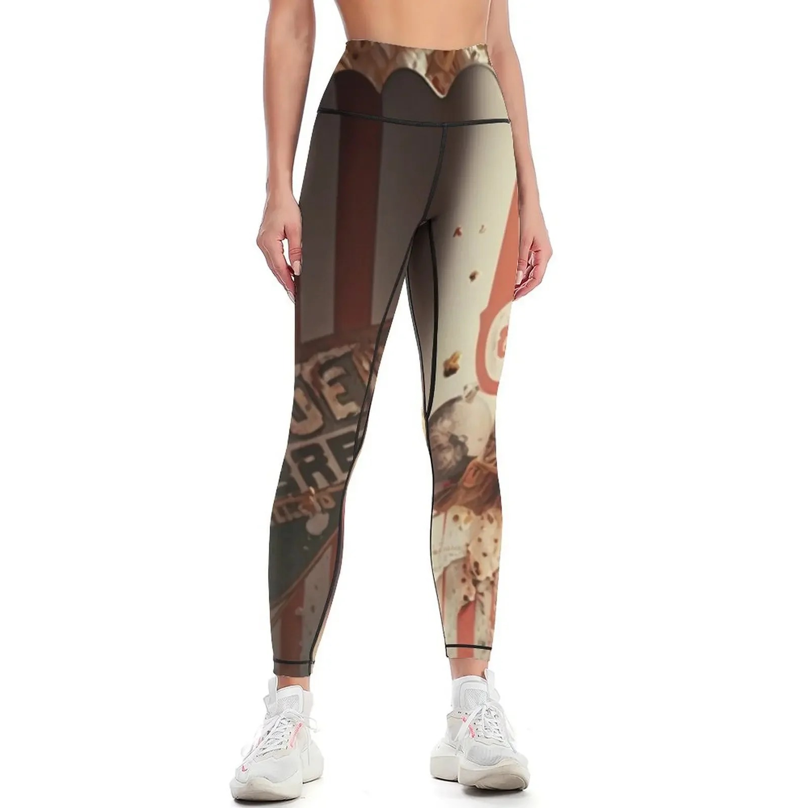 

Cinema - Popcorn Leggings for girls Tight fitting woman sports shirts gym Women's sports Womens Leggings