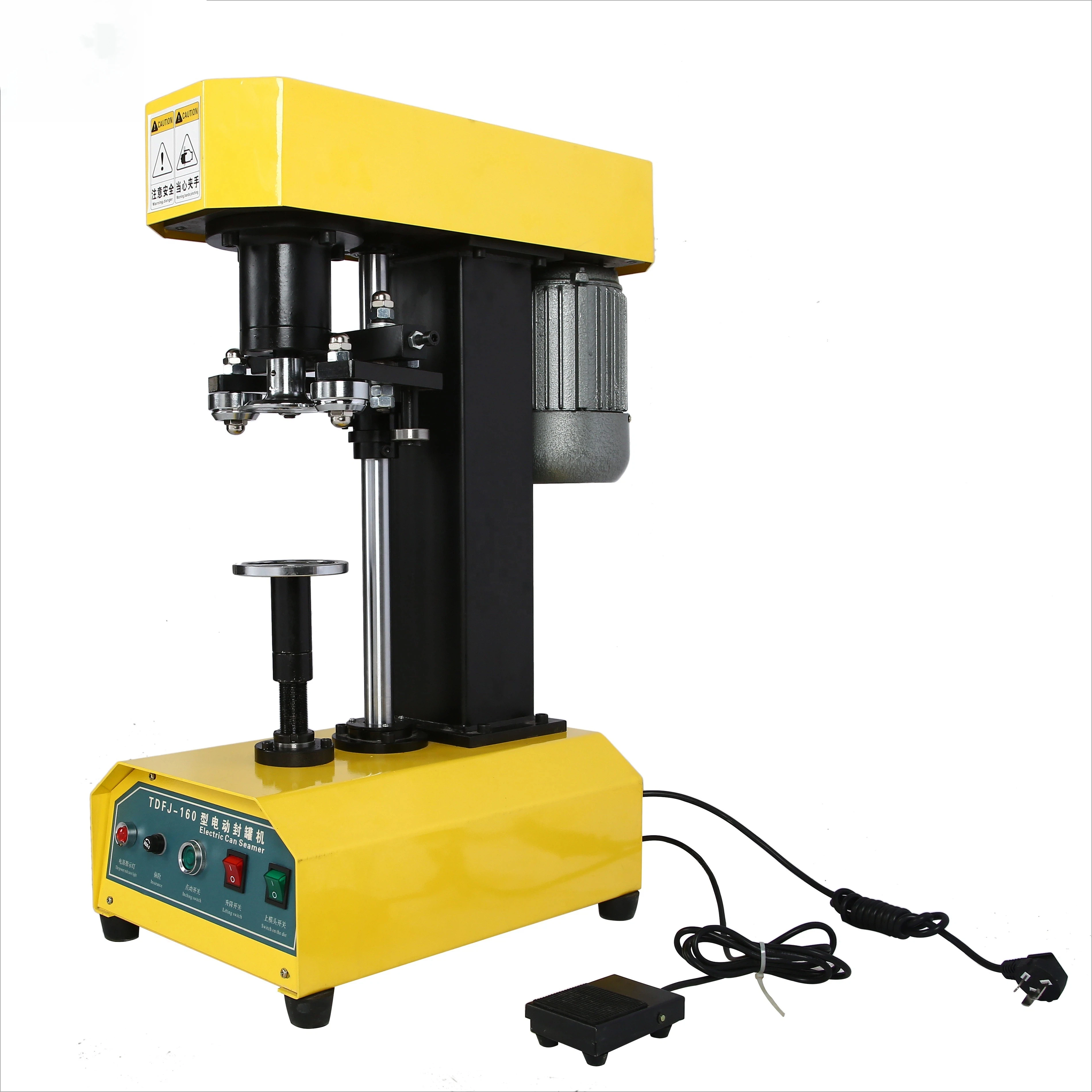 

TDFJ-160 Glass bottle screw cap sealing machine, can sealing machine, multi-functional can sealing machine