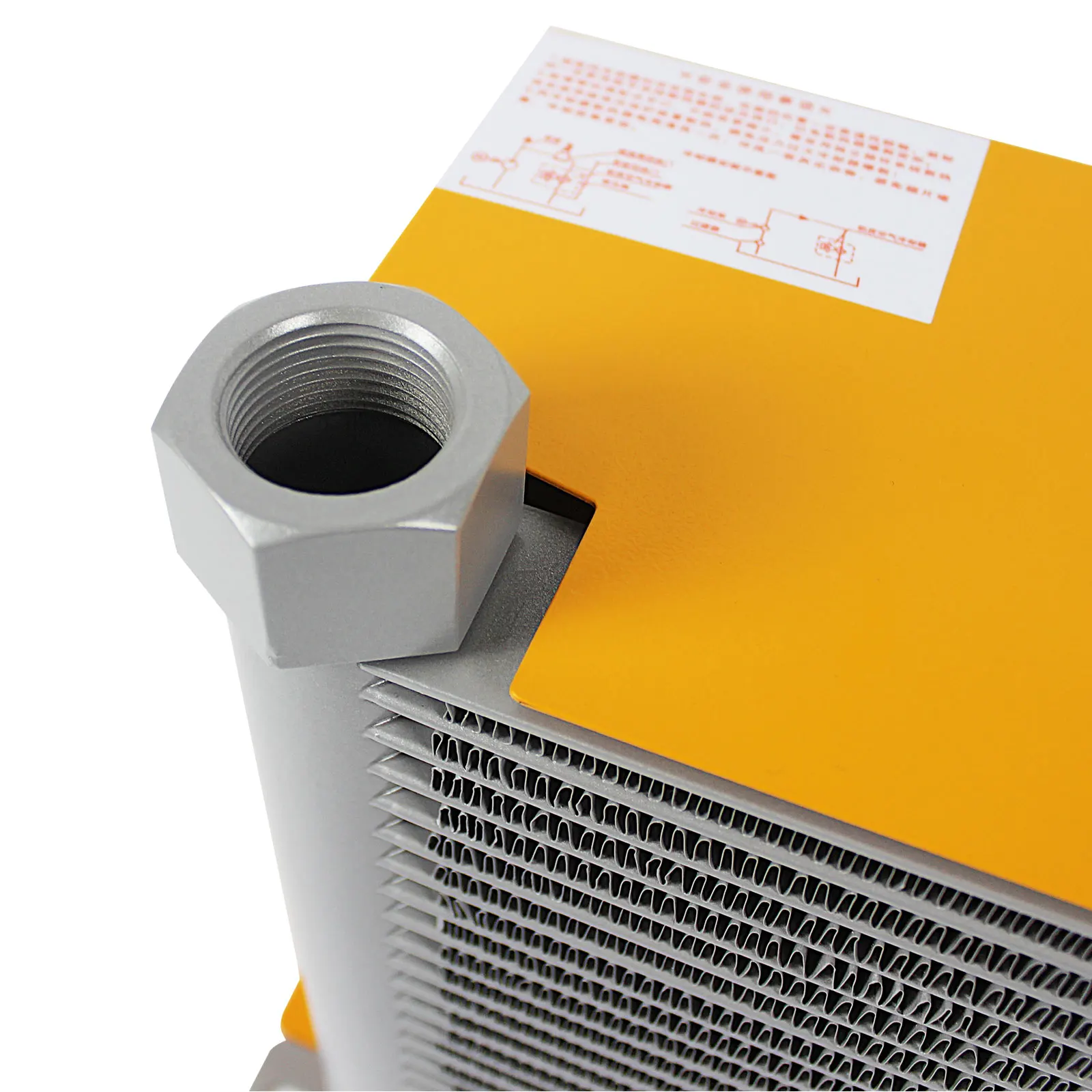 Raffreddatore d'aria/radiatore idraulico in lamiera AJ1012T-CA 100L/min Sistema Ventola dell'olio per macchine utensili CNC