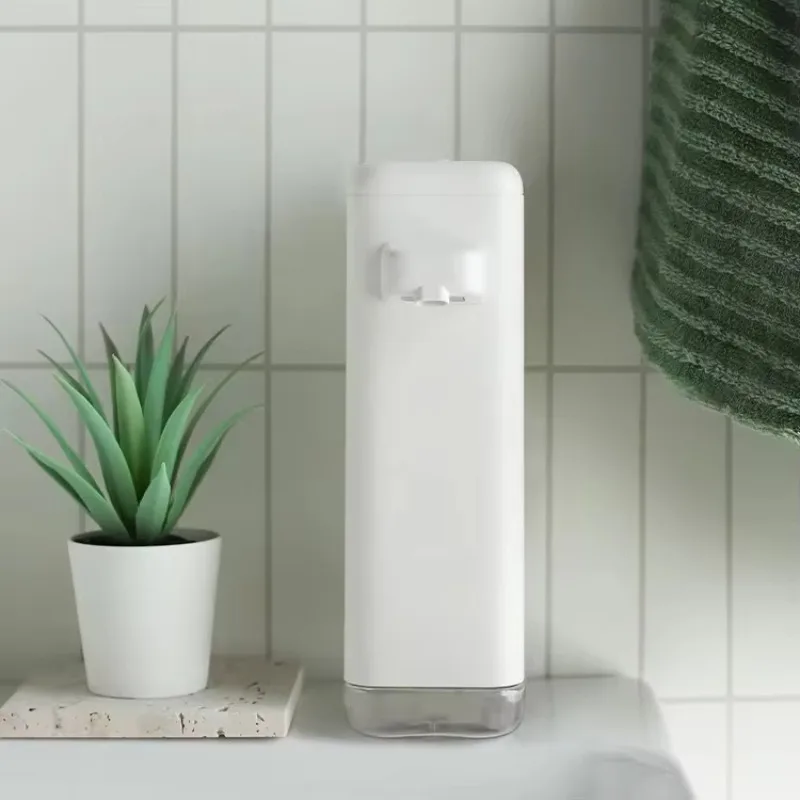 موزع صابون أوتوماتيكي ذكي بدون لمس، حامل جداري/طاولة، 3 أوضاع إسفنجية مقاومة للرذاذ، متينة ذات سعة كبيرة/تعمل بالبطارية