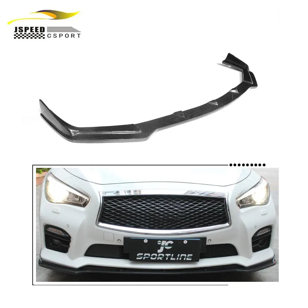 

Suitable for Infiniti Q50 sports bumper carbon fiber front spoiler