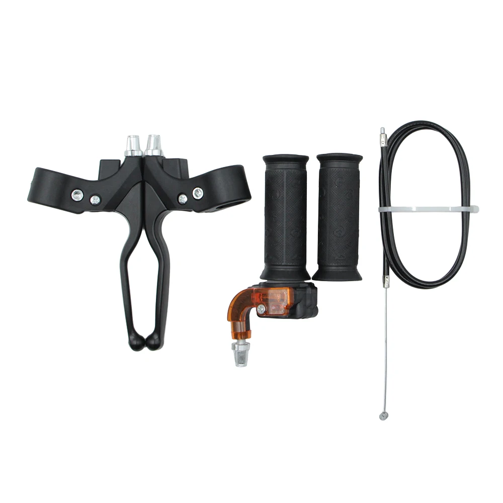 Manillar acelerador giratorio de 7/8 "y 22mm, Cable de agarre manual para Mini moto de cross de 2 tiempos de 47cc y 49cc, ATV, motocicleta de bolsillo cuádruple