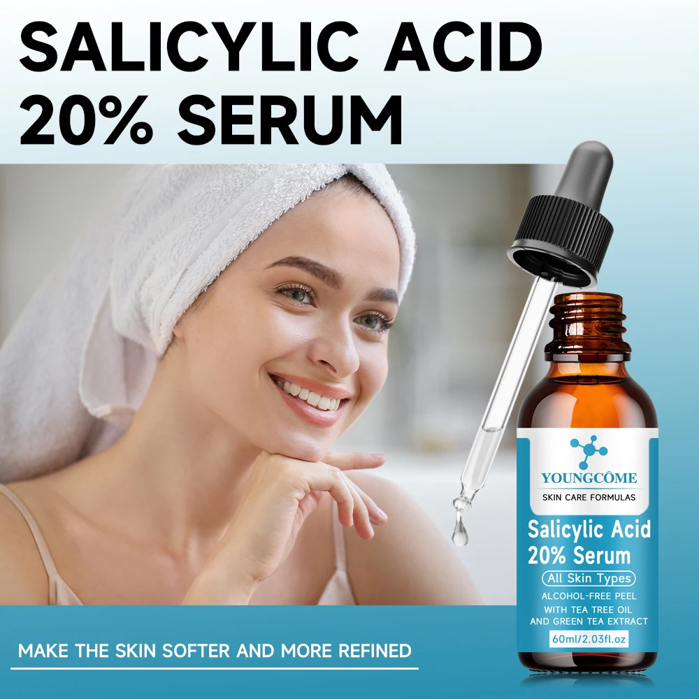 Salicylic Acid 2% serum Removing Shrink Pores Oil-Control Brighten Face Skin vitamin c serum for face