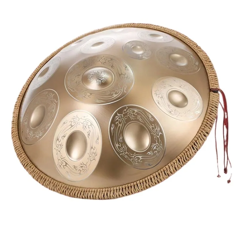 18 Inches Stainless Steel HandPan G Key Dance Accompaniment 432Hz Professional Handpan 9 Tones Musical Instruments Percussion