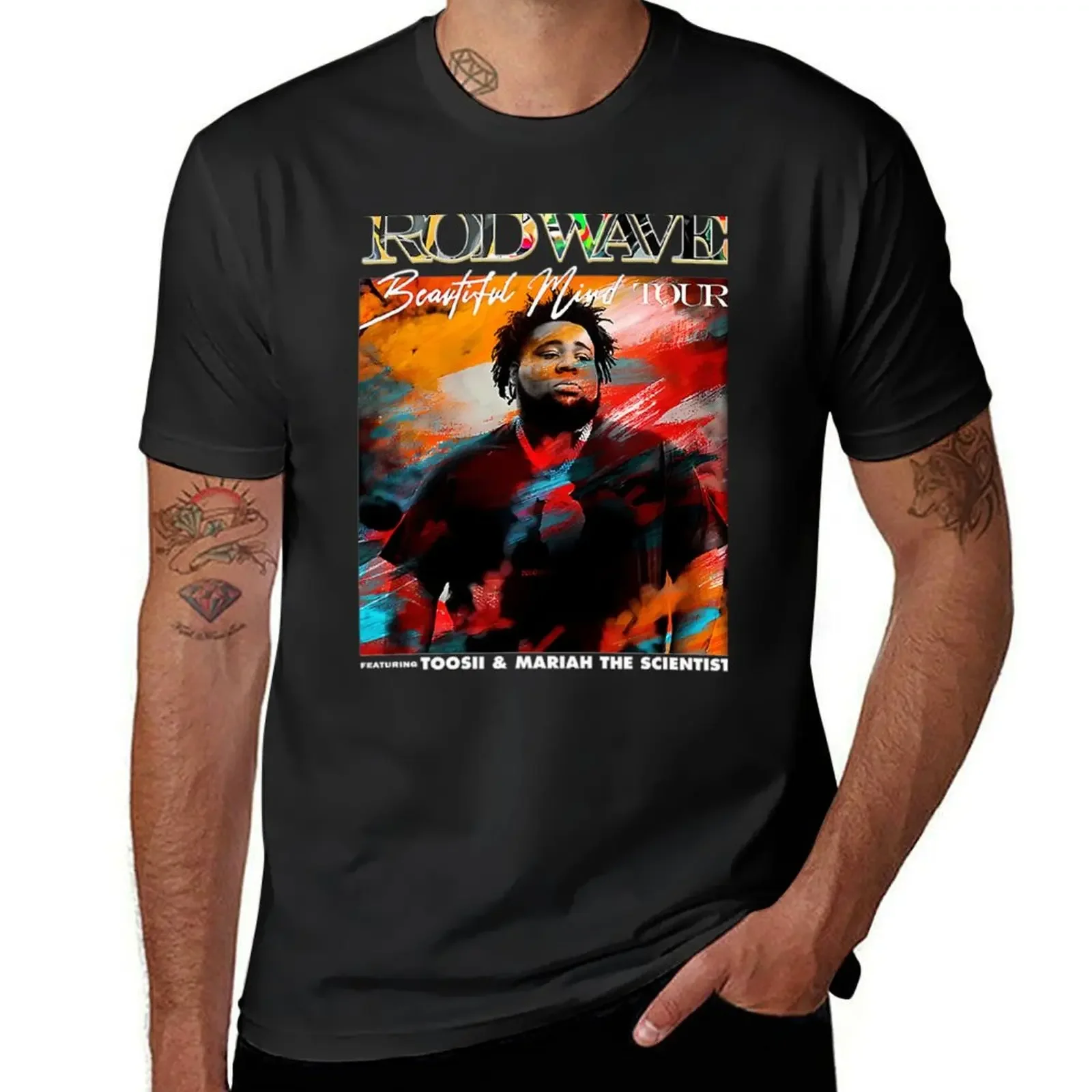 RRodWaave's Melodic Craftsmanship T-Shirt rapper graphic tees quick drying mens clothing