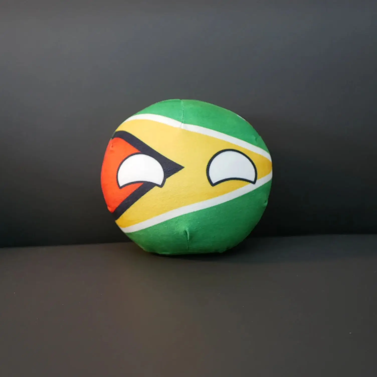 20/10cm Cooperative Republic of Guyana Polandball Plush Toy Countryball Stuffed Doll Pendant Home Decoration