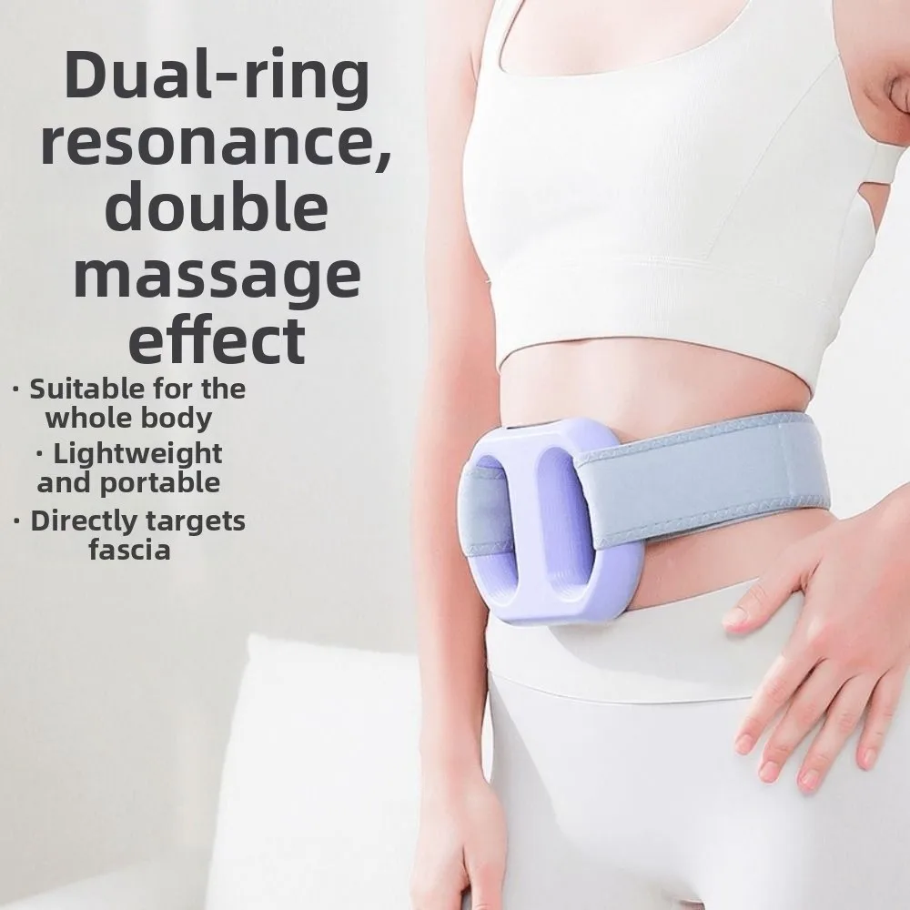 Portable Electric Fascia Massage Ring Ergonomic Adjustable Speed Electric Body Slimming Machine Fat Burning Compact Size
