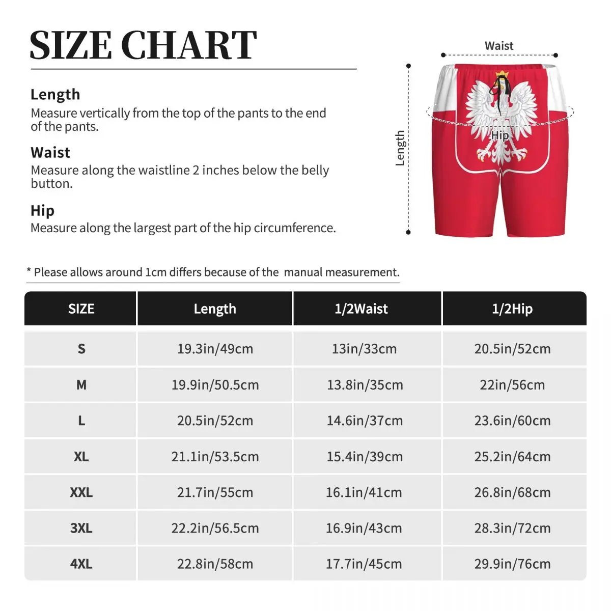 Custom Polish Flag Flag Of Poland Shorts Sleeping Pants Men Pajama Pants Lounge Sleep Sleepwear Bottoms - view 6