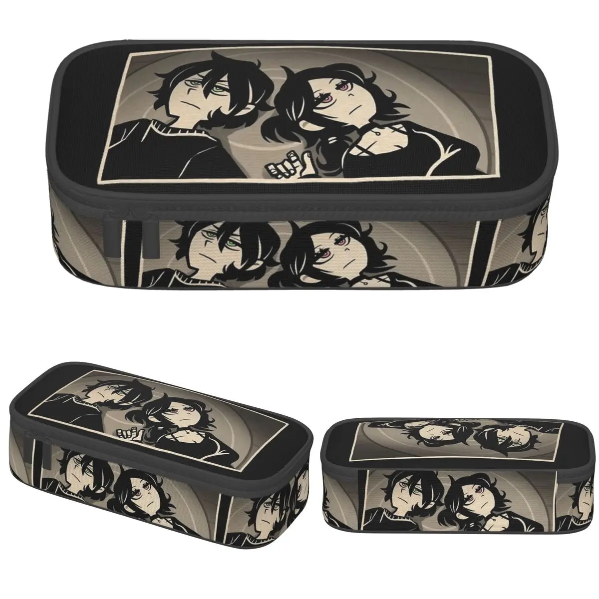 

The Coffin Of Andy And Leyley Bored Pencil Cases Pencil Box Pen Holder for Student Big Capacity Makeup Bags Office Stationery