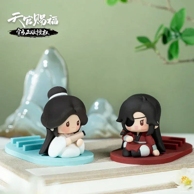 Tian Guan Ci Fu Echte Anime Mobiele Telefoon Ondersteuning Tgcf Xie Lian Hua Cheng Figuur Houder Ornamenten Cadeau Speelgoed Schattig Speelgoed