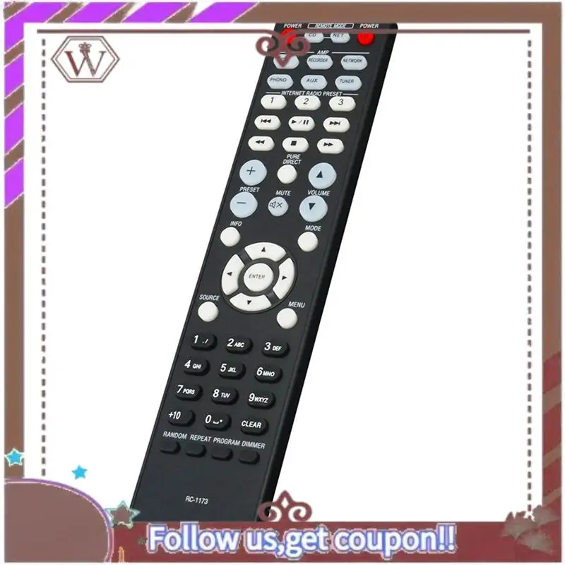 أحدث 4X التحكم عن بعد ل دينون المسرح المنزلي RC-1173 RC 1173 RC-1197 DNP-720AE DNP-730AE PMA-720 PMA-520AE PMA-720AE