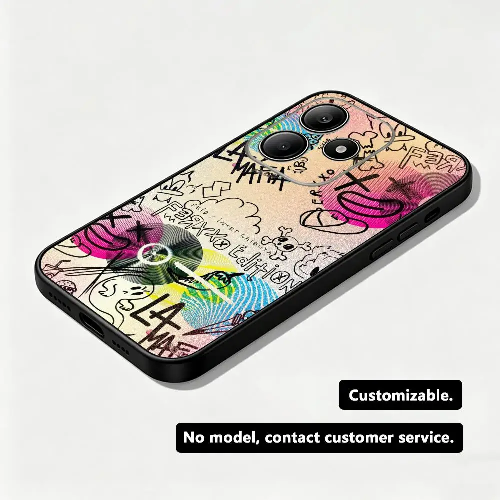 Hot Singer F-Feid -Ferxxo SIXDO Phone Case For Redmi Note 17 15 14 13 12 11 Pro Plus S 5G Soft Black Phone Cover