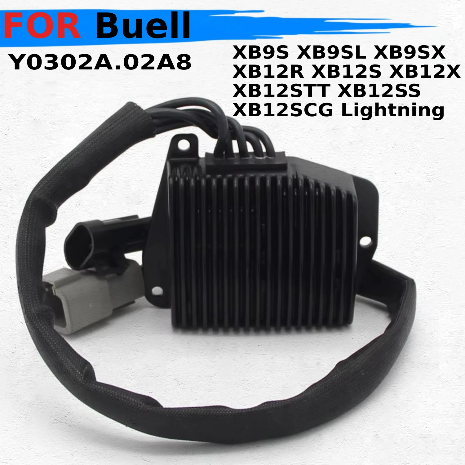 

Voltage Regulator Rectifier For Buell Y0302A.02A8 XB9S Lightning XB9SL Low XB9SX XB12STT XB12SS XB12SCG CityX XB12R XB12S XB12X