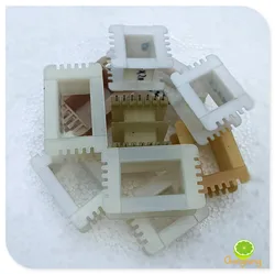 EI57 Series Transformer Skeleton Type Rubber Core Tongue Width 19 Core Coil Shaft PP Material Nylon Material