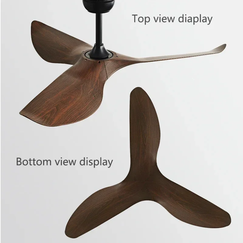 52 Inch Modern ‌DC Ceiling Fan‌ with Remote Control for Living Room Bedroom ‌Dining room Living room Hotel Lighting Options