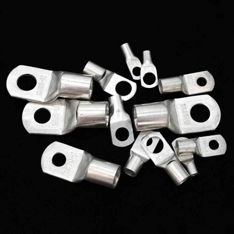 SC Type Wire Nose Terminal SC6/SC10/SC16/SC25/SC35/SC50/SC70/SC95m㎡ Hole 6/8/10/12mm Crimp Terminal Cable Connector