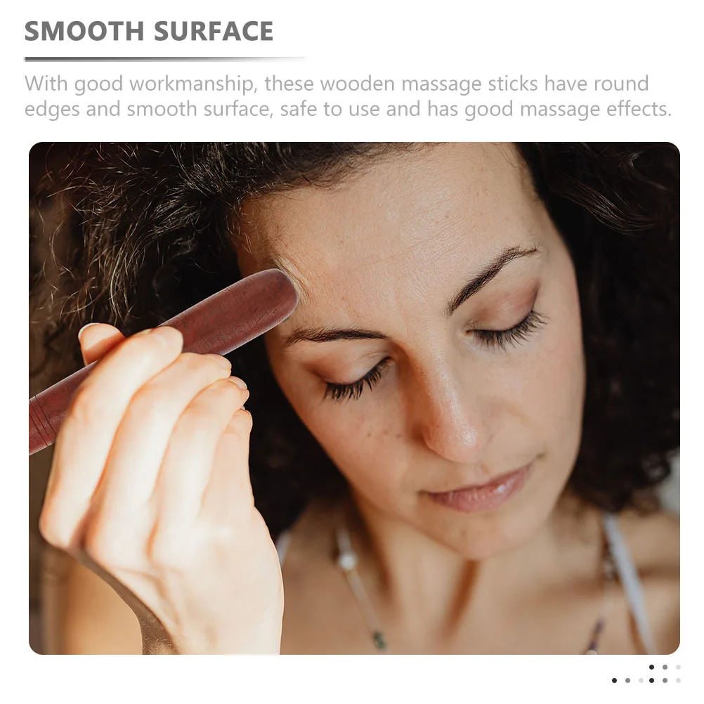 

Набор из 4 деревянных массажных палочек для акупрессуры стоп и рук, многофункциональный инструмент для облегчения боли в теле, профессиональный массажный инструмент премиум-качества