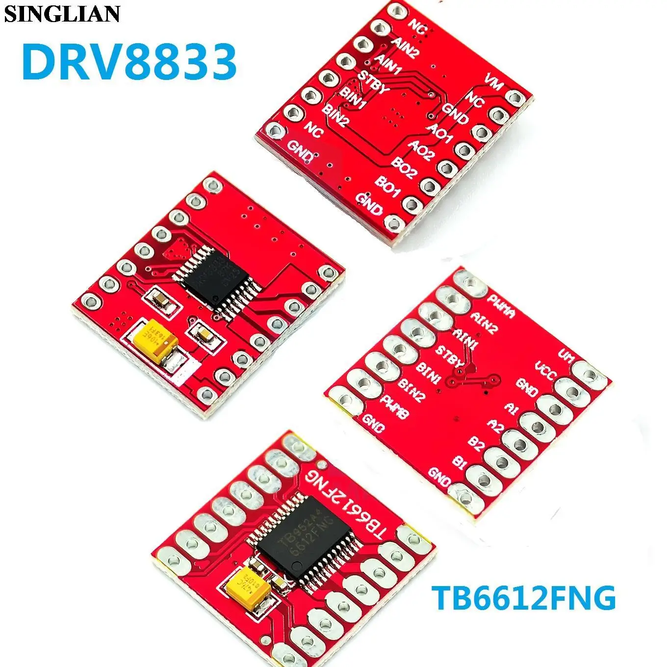 TB6612FNG DRV8833 Motor Drive Board Module Small Volume High Performance Balanced Trolley Surpass L298N