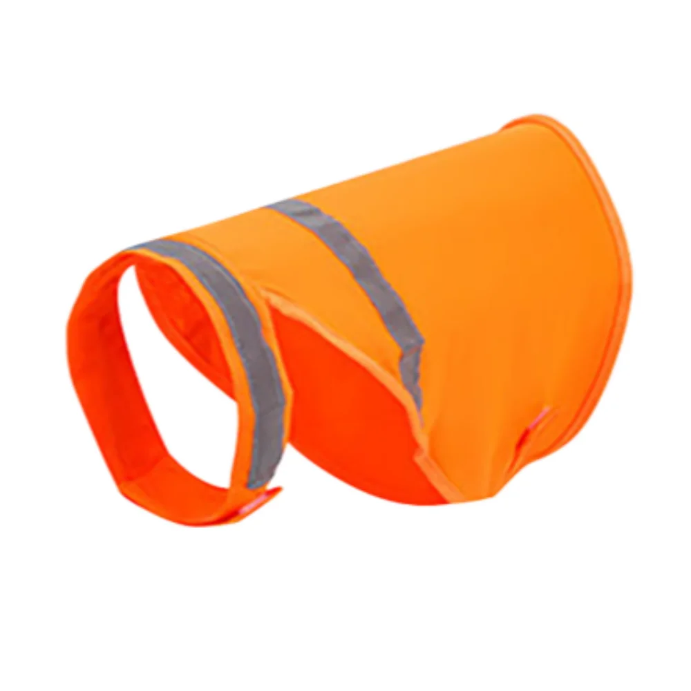 

Reflective Dog Safety Vest Breathable Adjustable Puppy Visibility Jacket Bright Orange Protective Pet Fluorescent Clothes