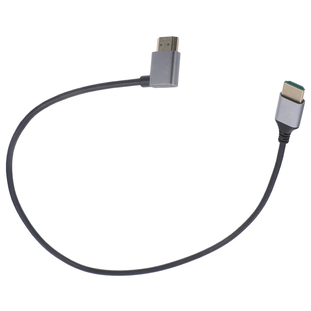 

Monitor Connection Cable Short Video Right Angle Aerial Connector Wire Display Cables Television Male Adapter