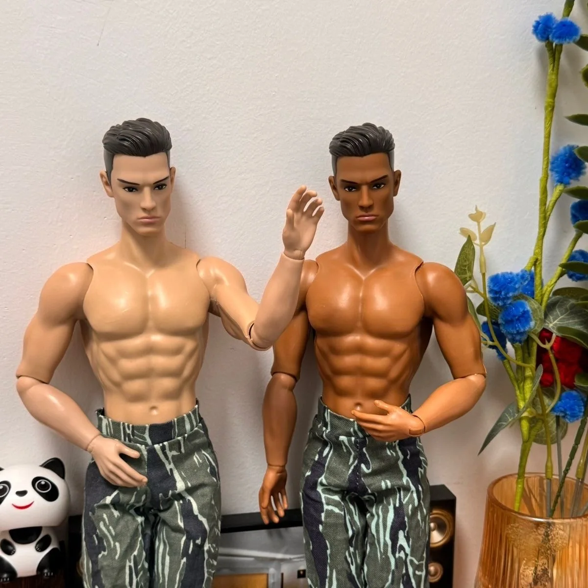 22 المفاصل الجندي عارية دمية 1/6 عمل الشكل الجسم العضلات القوية الذكور بابي صديقها عارضة كين إكسسوارات دمي نموذج الدعائم #5