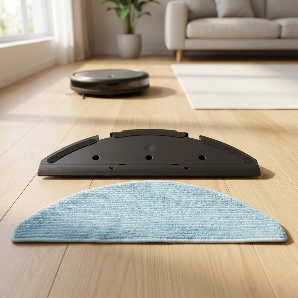 Microfiber Mop Pads Robot Vacuum Mop Kit For Daily Home Maintenance Easy Installation Design Optimal Cleaning Performance