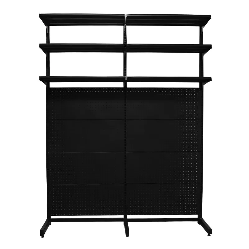 2.2 meters high hardware hole board bookshelf e-sports room arrangement table storage rack floor metal shelf