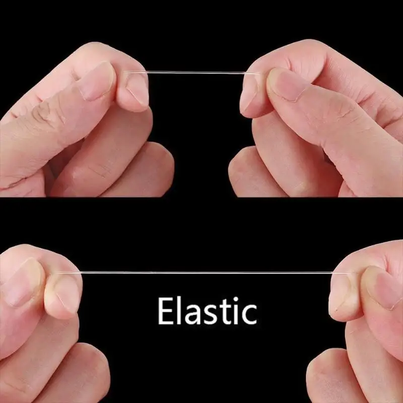 M76B 10 Rolls 150m Crystal String 0.8mm Handmade Thread Elastic String Line Stretchy Bracelet String Bead Cord for Beading