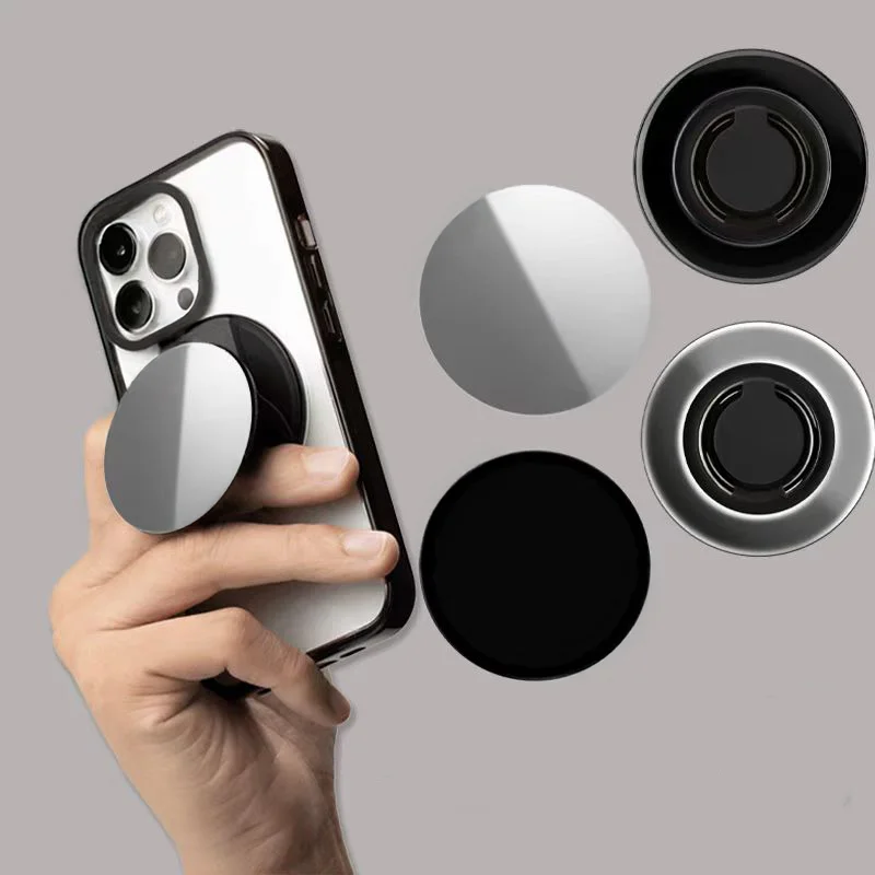 

Mirror Surface Magnetic Folding Phone Stand for IPhone 12 13 14 15 16 Pro Max Holder Mount Support for S25U