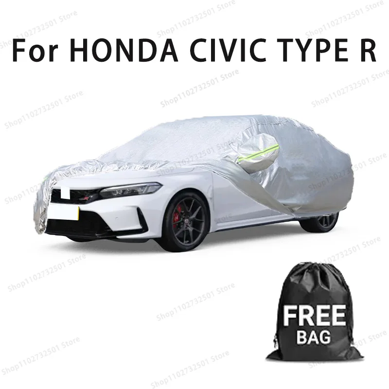 

Car cover For HONDA CIVIC TYPE R Full cover Waterproof sun protection cover Scratch resistant cars accessories