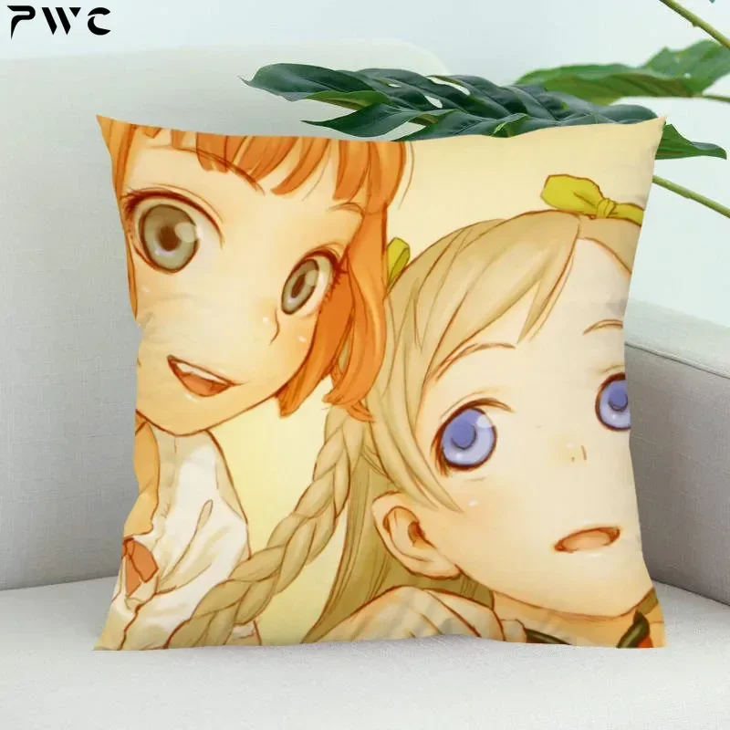 

Last Exile Pillow Cover Bedroom Home Office Decorative Pillowcase Square Zipper Pillow Cases Satin Soft