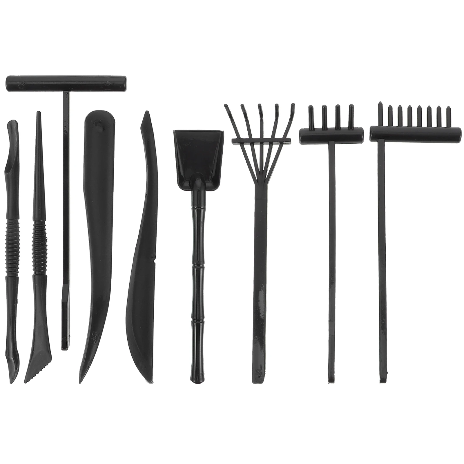 

9 Pcs Meditation Rake Sand Kit Adult Table Accessories Japanese Zen Garden Sandbox