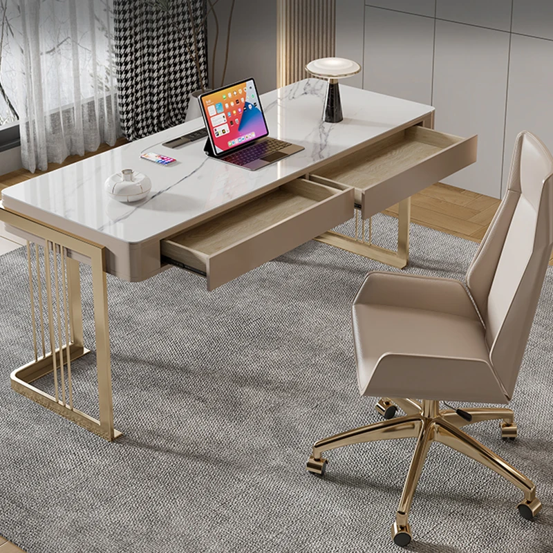 Modern Executive Office Desk Computer Gaming Laptop Coffee Writing Desk Supplies Filing Table Pour Ordinateur Home Furniture