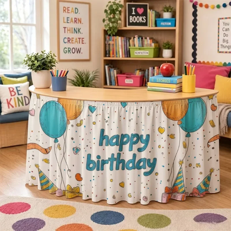 1PC Party Tablecloth | Graffiti Celebration Style | Suitable for birthday parties, dining tables, dessert tables