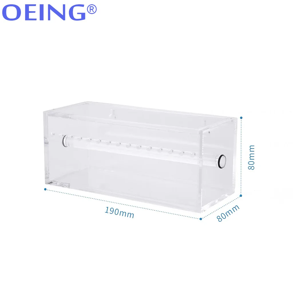 1pc Box Dentist Dental High Quality Dentistry Orthodontic Power Chain Dispenser Placing Box Acrylic Rubber Band Organizer Tool