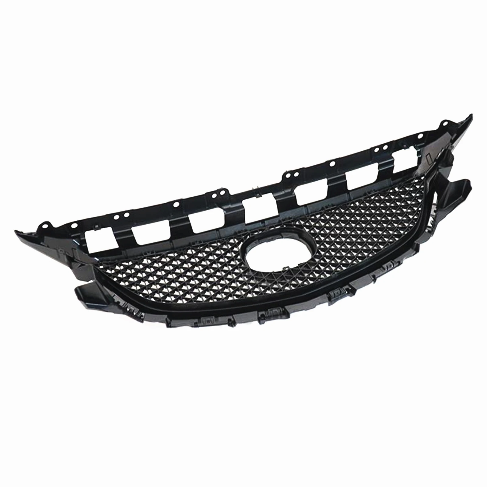 Front Grille Racing Grills For Mazda 6 2014-2016 2015 Honeycomb Style Black Car Upper Bumper Hood Intake Cover Mesh Kit Grid 