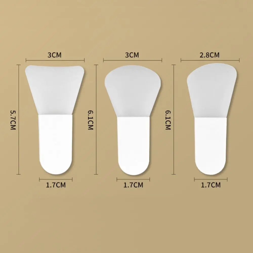 실리콘 페이셜 마스크 브러쉬, 화이트 페이스 및 아이 크림, 페이스 클렌징 브러쉬, 뷰티 휴대용 머드 마스크 어플리케이터, 여행용 스크레이퍼, 3 개