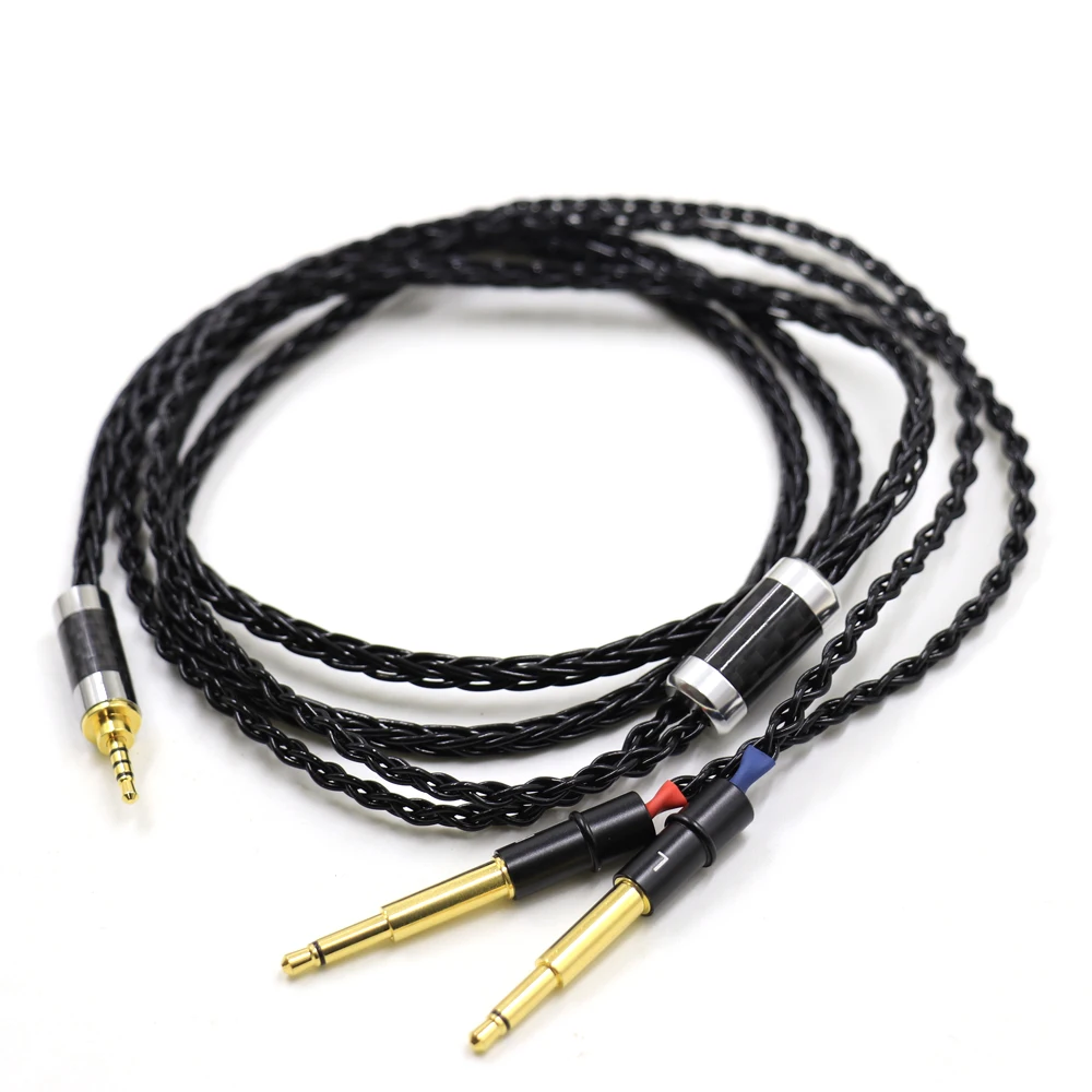 

TOP-HiFi 26AWG 152 Cores 2.5 Balanced Upgrade Cable for Meze 99 Classics T1P T5P t1 d8000 MDR-Z7 D600 D7100 OCC Headphone