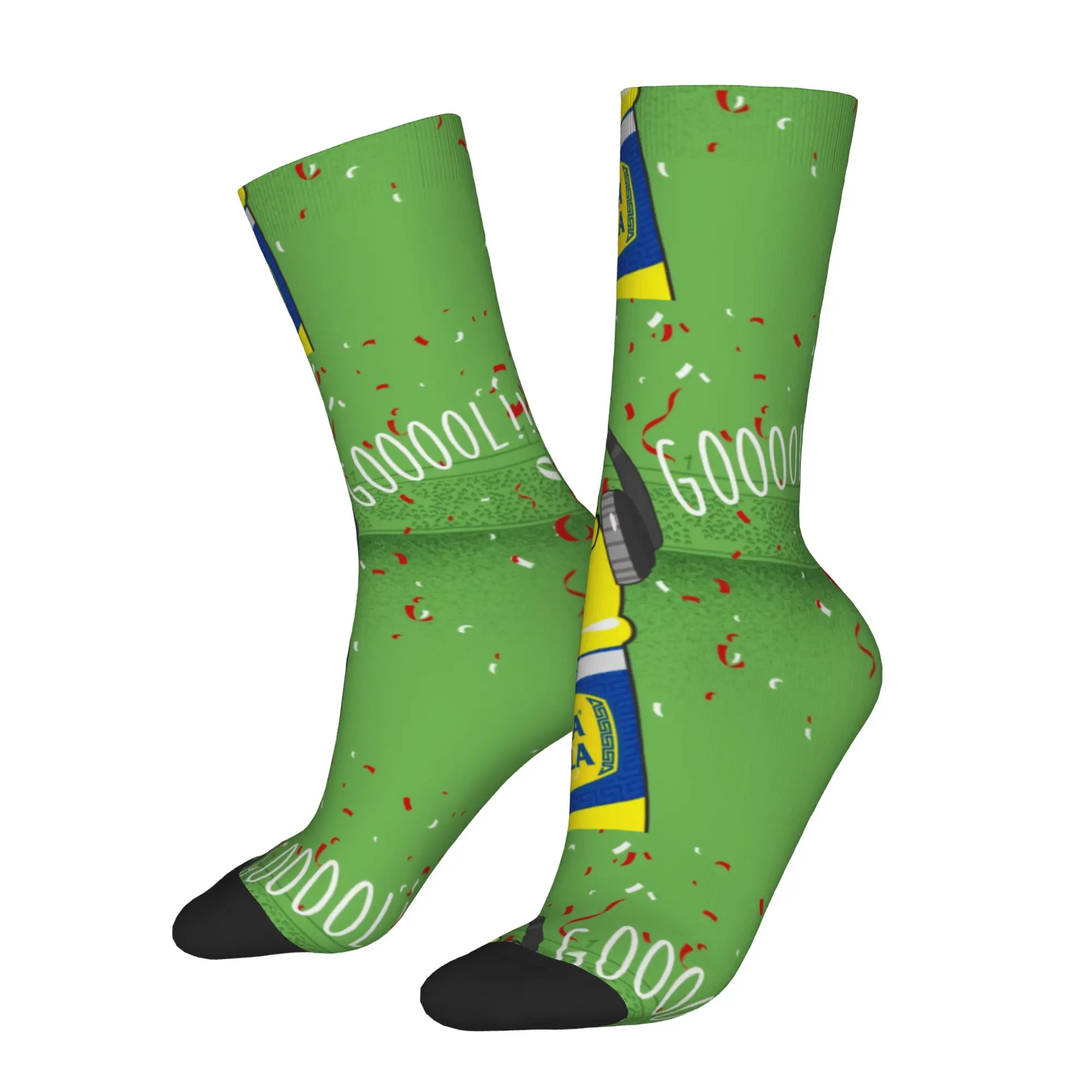 

Funny Sock iInca Kola iInca Kola GOOOOL Soccer Hip Hop Quality Pattern Printed Men Socks Casual Men's Socks