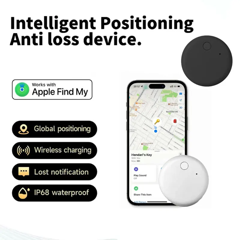 

Mini Smart Tracker Tags for Apple Find My Pets Kids Key Wallet Car Anti-Lost Finder Device Locator Alarm for Ios Bluetooth