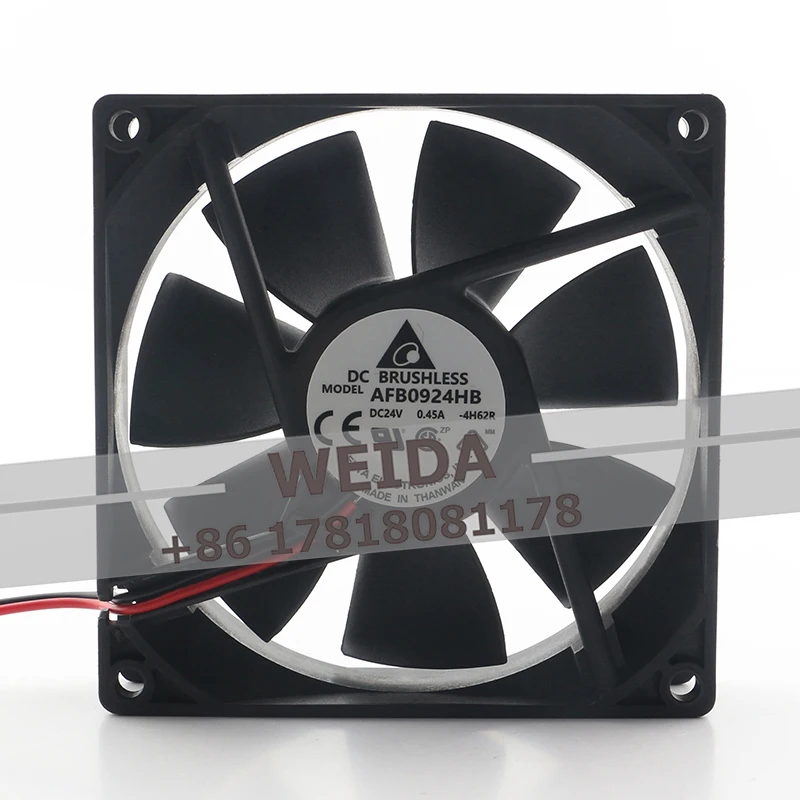 Cooling Fan Delta DC24V 0.45A AC EC 9025 Robot Industrial inverter AFB0924HB 9CM Large air volume dual ball