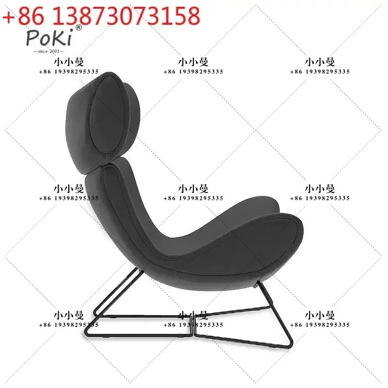 PoKi snail lazy light luxury high-end leather leisure Nordic home creative rest chair