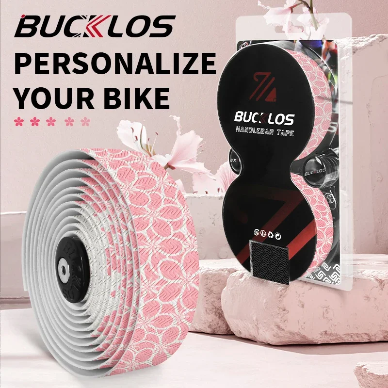 Bucklos fita para guidão de bicicleta de estrada, fita macia para barra de queda de bicicleta, antiderrapante, fita para guidão de velocidade de bicicleta de corrida