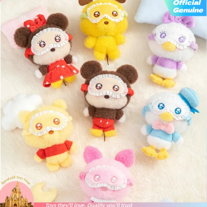 

Genuine Disney Squinting Sleepwear Series Trendy Blind Box Cute Doll Pendant Bag Decoration Collection Children'S Toys Girl Gift