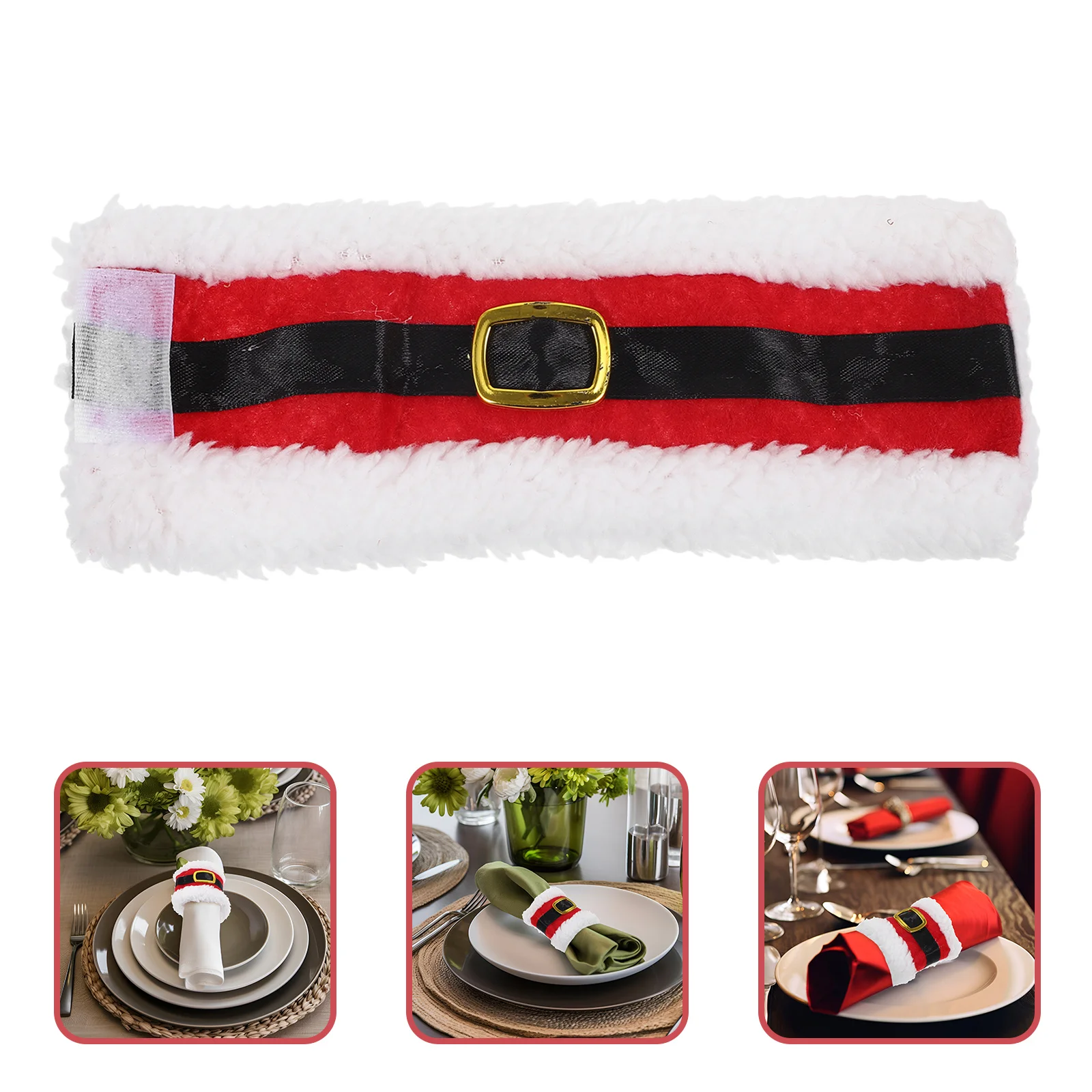 

Napkin Rings Serviette Buckle Christmas Napkin Holders Tableware Party Birthday Banquet Dinner Decor Buckle Holder