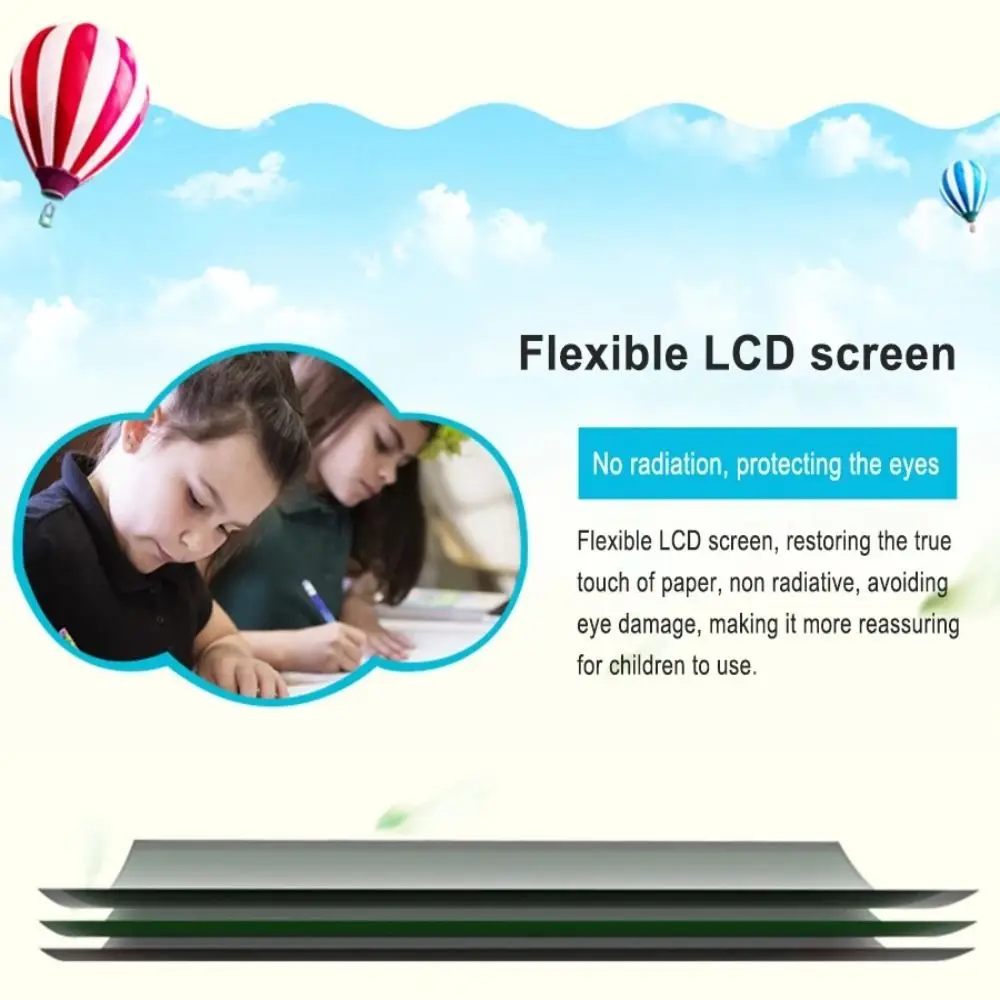 شاشة LCD ملونة 2025 مقاس 8.5 بوصة لوحة رسم إلكترونية شاشة أحادية اللون لوحة كتابة يدوية متينة أداة رسم متعددة الوظائف