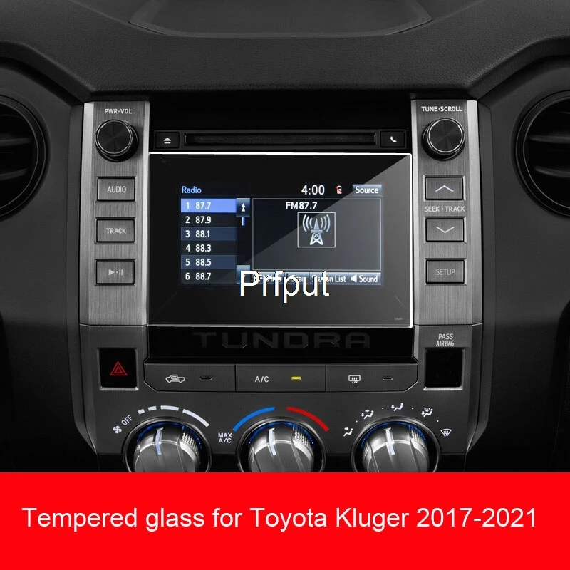 

Защитная пленка из закаленного стекла для Toyota Tundra 2017-2021, автомобильная GPS-навигационная пленка, ЖК-экран, пленка против царапин, аксессуары