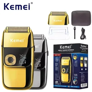 Kemei-Proofessional Bart Trimmer, Rasiergesicht, 3-Gang-einstellbare Haarschnittmaschine, LCD-Bart-Rasierer-Display für Menkm-2028 8 Hauptverkaufsbüro Razer - №2