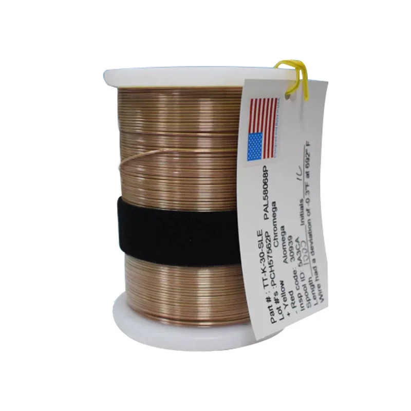 TT-K-24/30/36-SLE Thermocouple Compensating Extension Cable Wire 300M 900M Type k 260°C High Temperature Extension Wire Cable