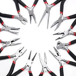 Ferronickel Carbon-Hardened Steel Round Nose End Cutting Jewelry Pliers Tools DIY Equipment Pliers Fit Handcraft Beadwork Repair